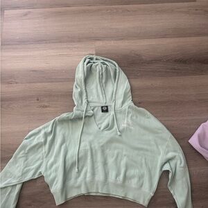 PacSun Light Green Women's Hoodie